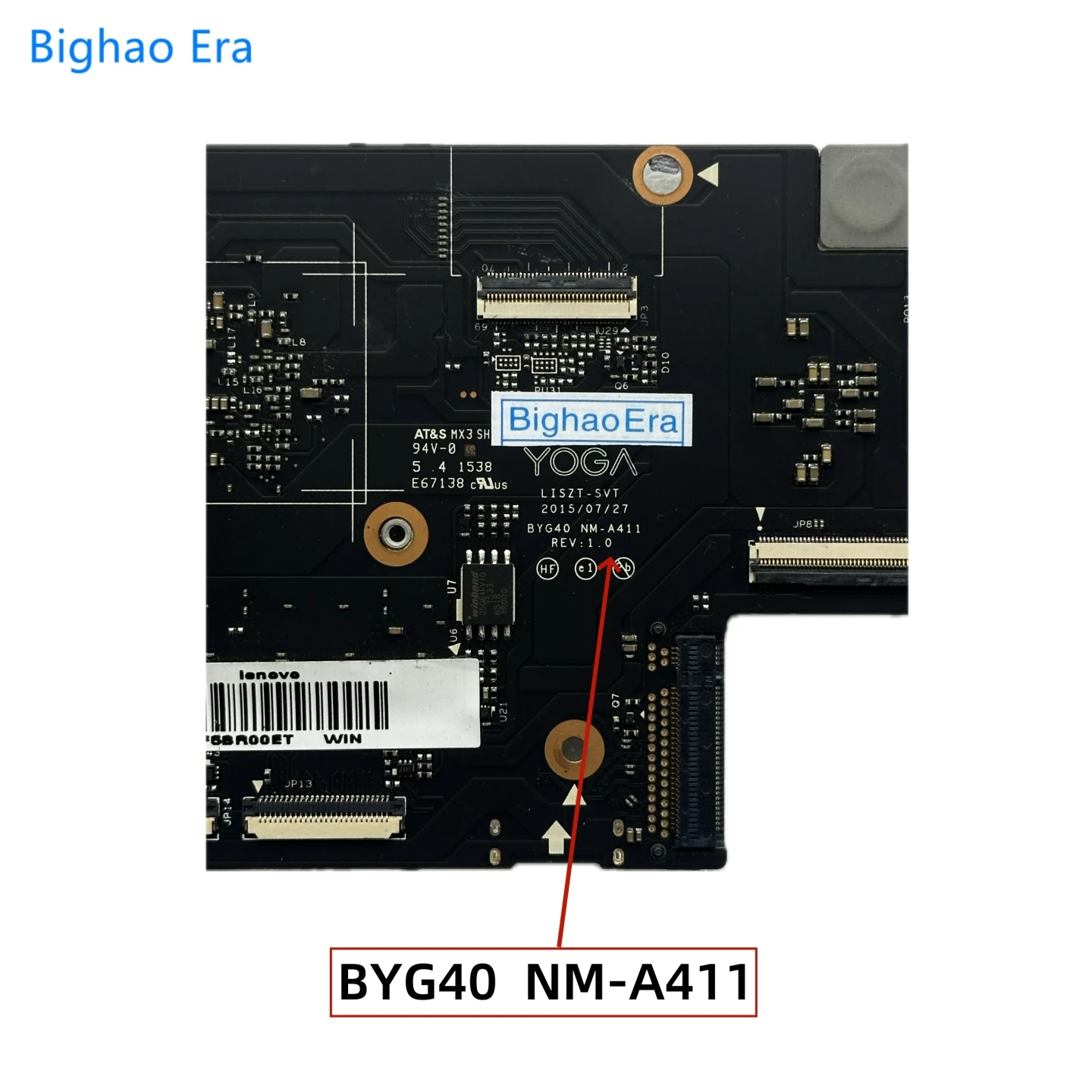 Imagem -03 - Placa-mãe Portátil para Lenovo Yoga 90013isk Byg40 Nm-a411 I56200u I7-6500u Cpu gb de Ram 16gb 5b20k48468 5b20k48454 100 Novo