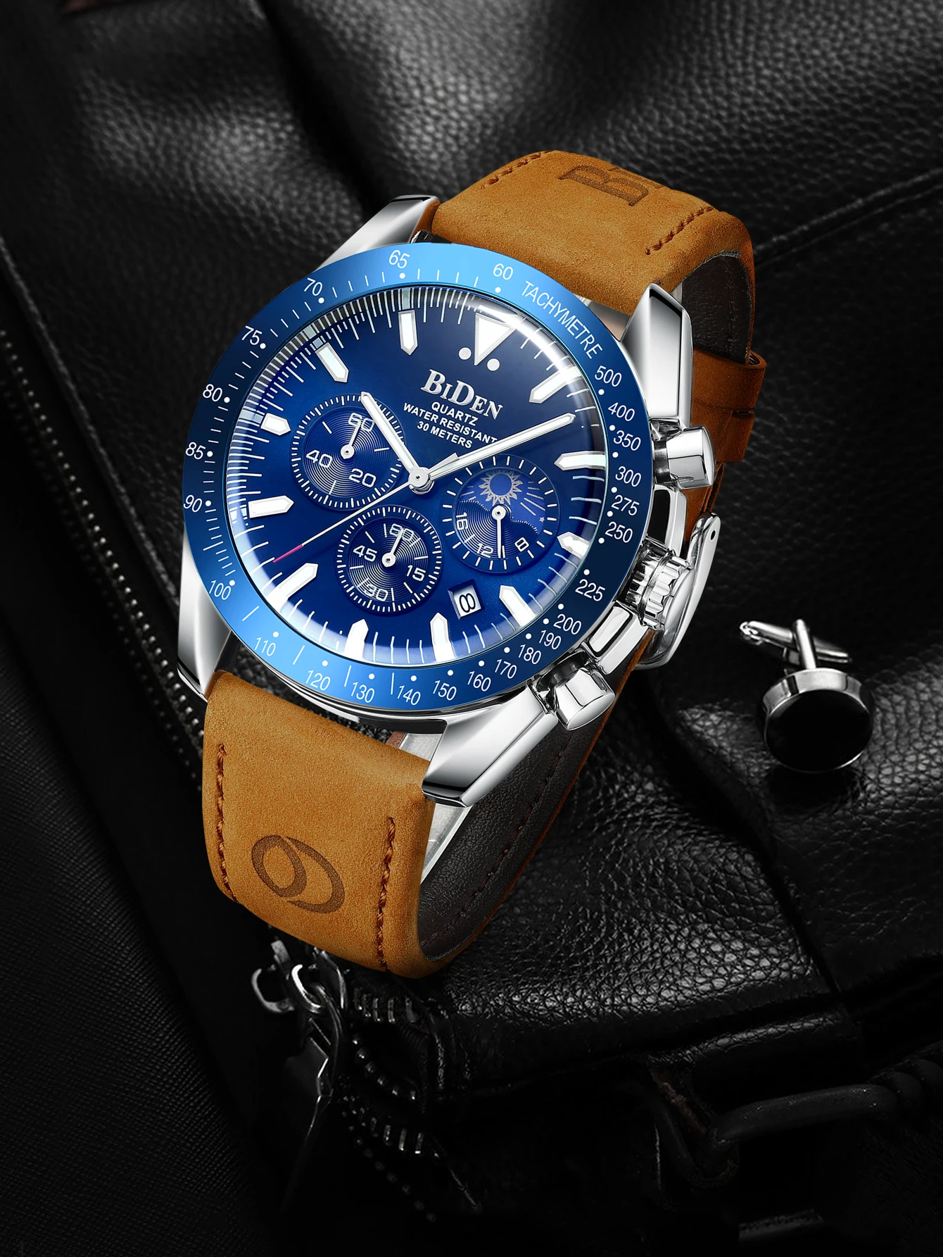 

Men's top brand luxury quartz watch,chronograph,fashionable waterproof luminous calendar watch, business and leisure men's clock