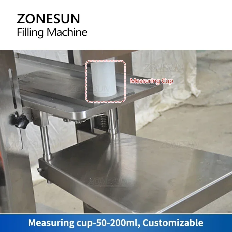 ZONESUN-máquina de llenado de encurtidos, llenador de tarros, línea de producción de embalaje de botellas, ZS-GTSC1 para conservas de nabo, gránulos