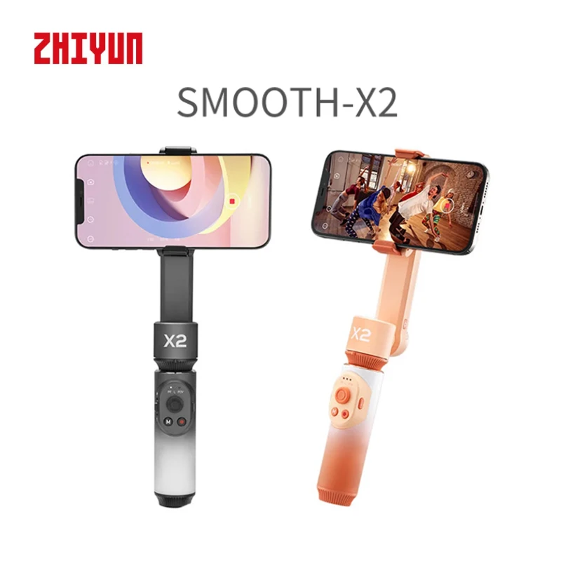 

ZHIYUN SMOOTH X2 Handheld Smartphone Gimbal Stabilizer 2-Axis Extendable Rod Phone Gimbals for iPhone Xiaomi Samsung