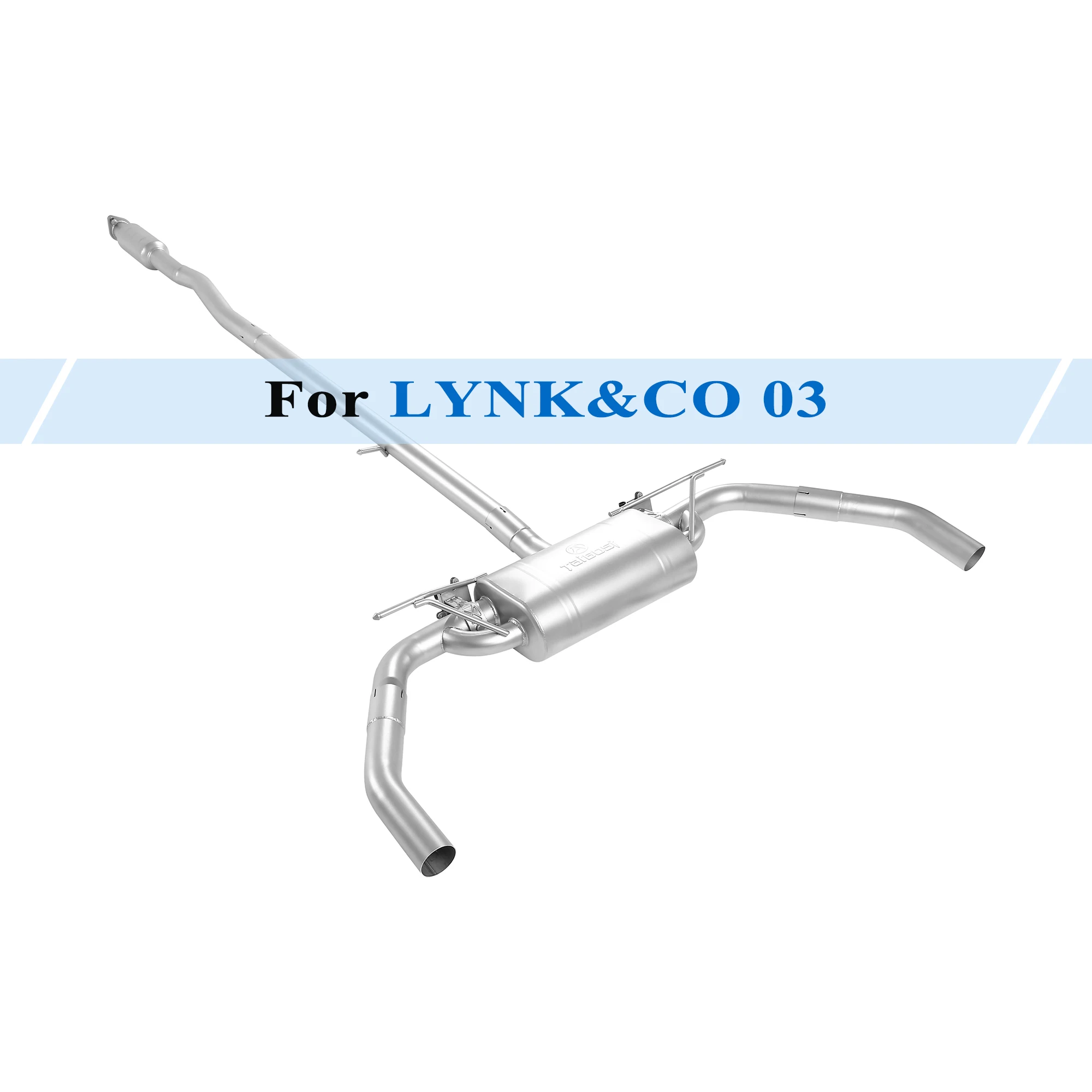 Cat-Back Performance Exhaust System for LYNK&CO 03 1.5T 2.0T Direct-Fit Exhaust Muffler Pipe Replacement Electric Valves