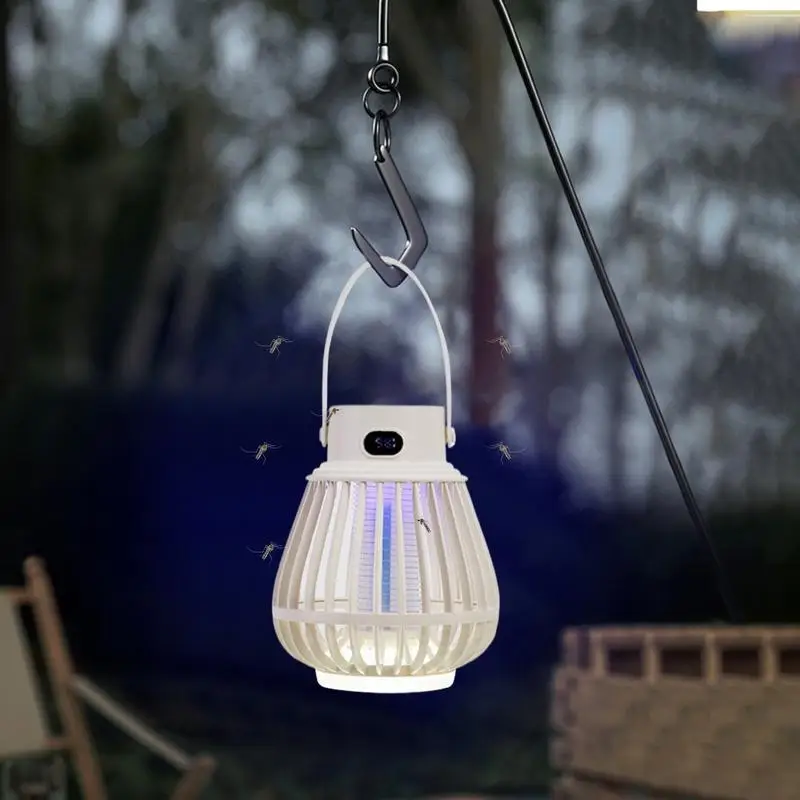 

Gnat Zapper Multifunctional Gnat Trap Lamp Electric Pesky Animal Control Device Portable Outdoor Camping Light for Home Hiking