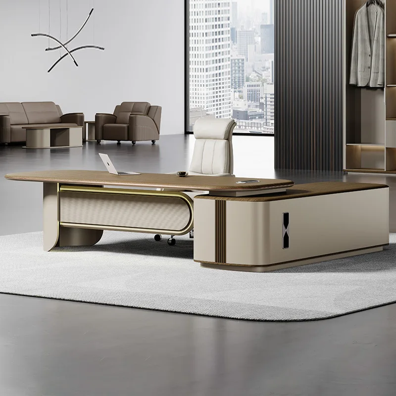 

❀zz Wholesale Modern Executive Desk Boss Executive Office Desk Modern Designer Wooden Office Table^