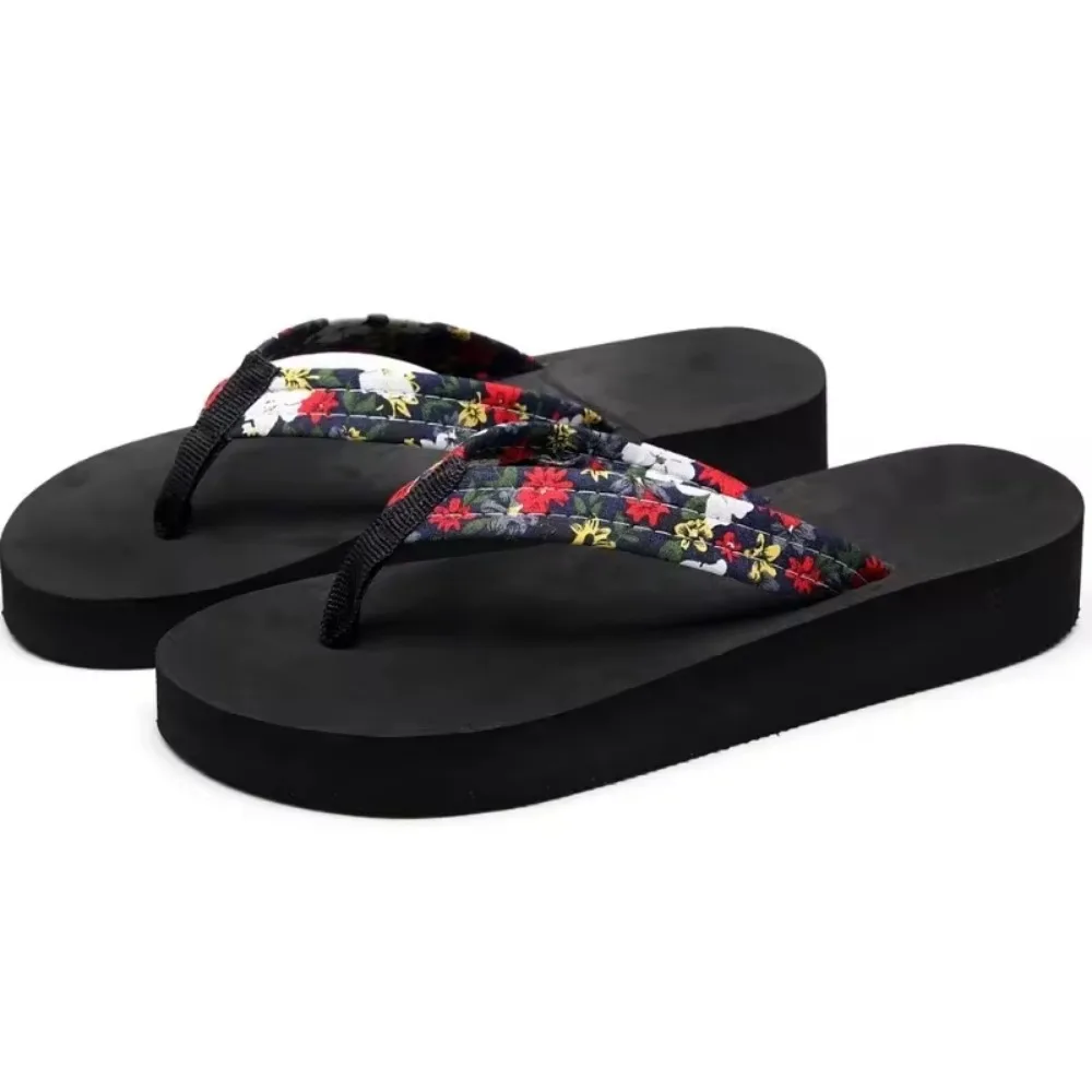 Mode Dame Hausschuhe Schuhe Retro Frauen Sommer Flip Flops lässige Hausschuhe flache Sandalen Strand offene Zehen flache Hausschuhe für Frauen