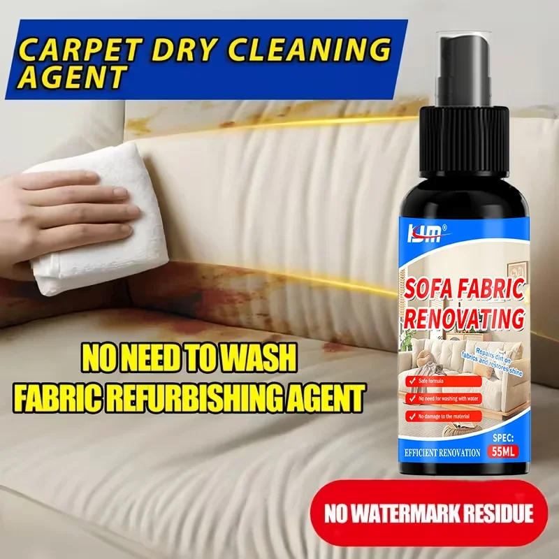 KJM Stoff-Revitalisierungsspray Sofortige Fleckenentfernung Ohne Waschen Sofa Teppich Matratze Umweltfreundlich