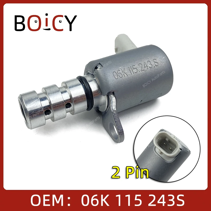 

BOICY Oil Pressure Control Valve for Golf 7 MK7 Passat B7 B8 Tiguan Jetta Audi A3 A4 B9 A6 C8 Octivia 06K115243S 06K115243H