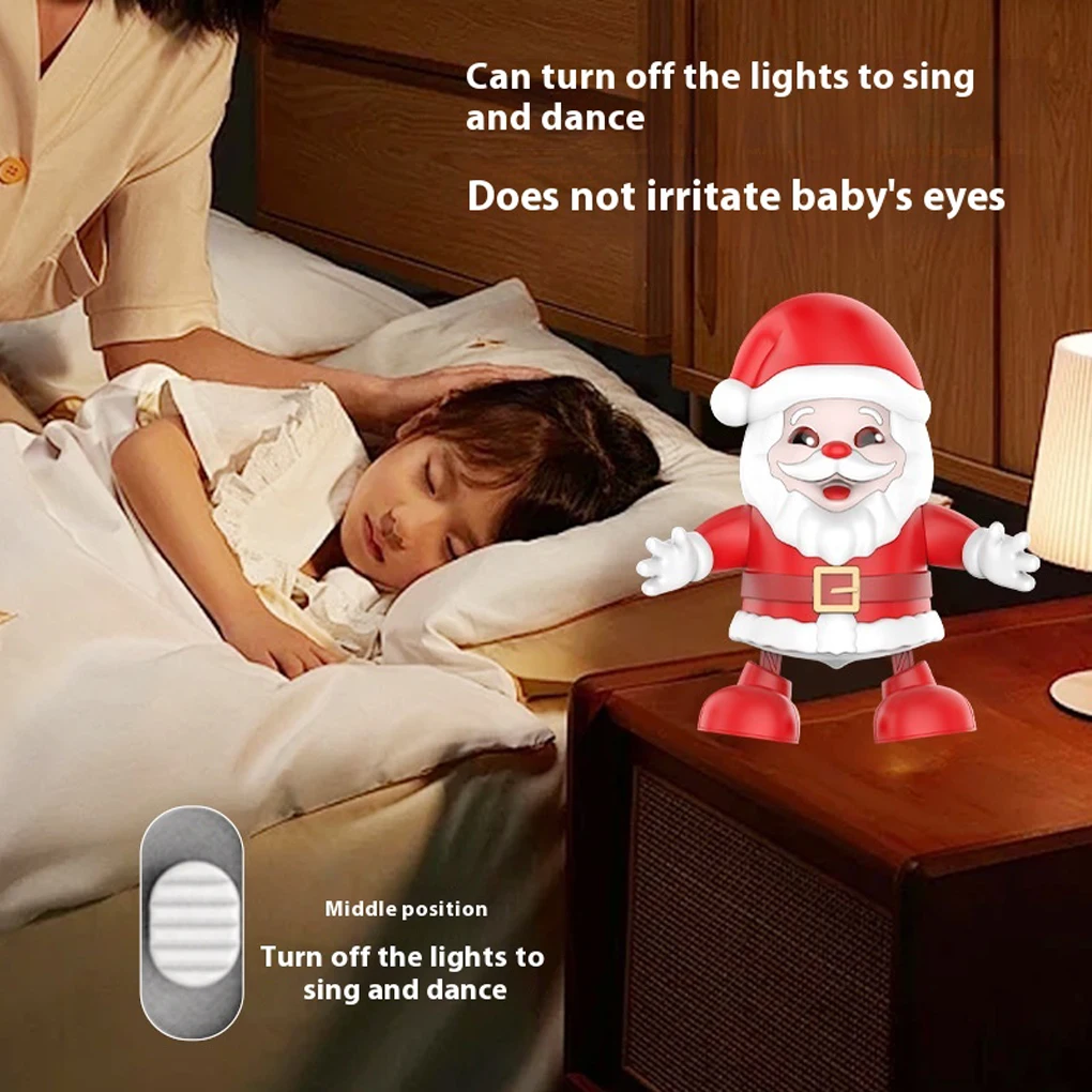 Batteria Babbo Natale, allegria natalizia rossa elettrica, festa danzante