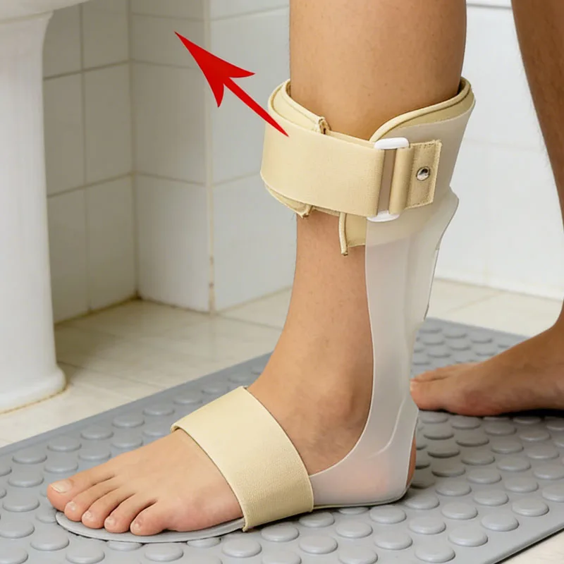 

Пара регулируемых ортезов AFO для стопы, фиксаторы голеностопного сустава, поддержка при инсульте, болезни Гарота, синдроме сдавливания ахиллова сухожилия