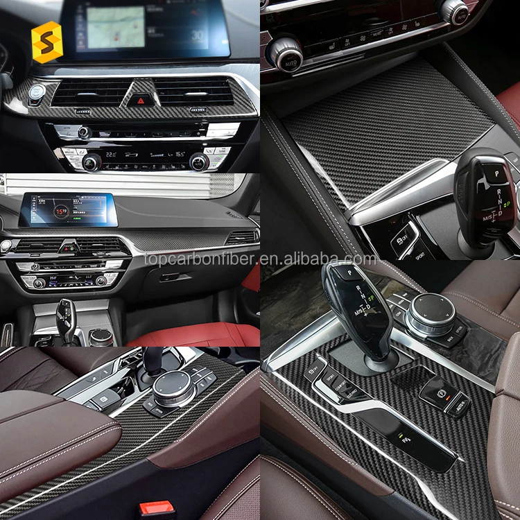 ES Real Carbon Fiber Whole Full Set Car Interior Accessories for BMW 3 Series