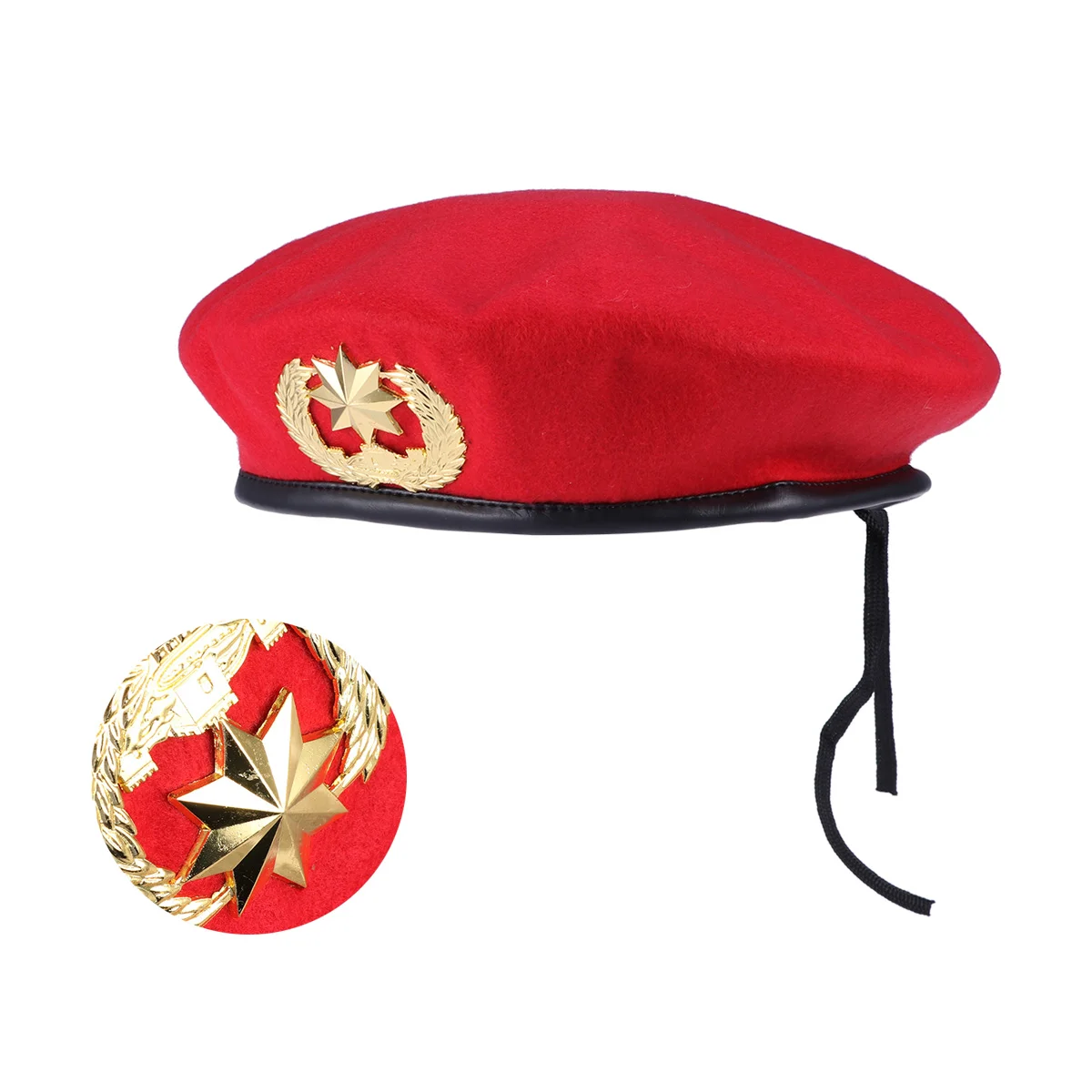 Sailor Hat Woolen Beret Hats Marine Admiral for Halloween Costume Accessory Captain Cosplay Party