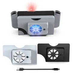 Cooling Fan Compatible For Nintendo Switch OLED Accessories Cooler Base USB Fan External Game Console Stand Heat Dissipation Fan