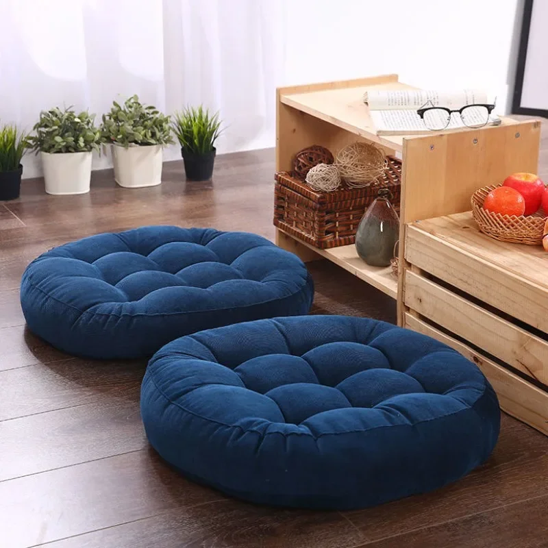 

Japan Pouf Futon Seat Cushion Cattail Hassock Chair Pad Back Cushion Round Thickened Tatami Mattress Rugs