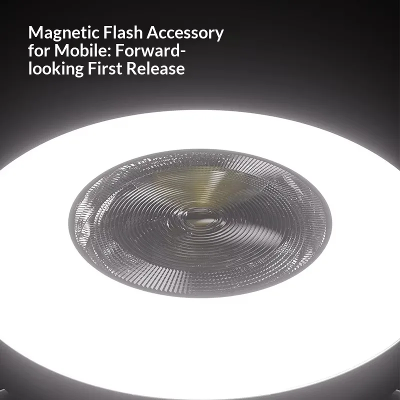 For Oppo Hasselblad Professional Magnetic Flash Light Super Brightening Unique One Click Exposure Continuous Flashing CCD Style