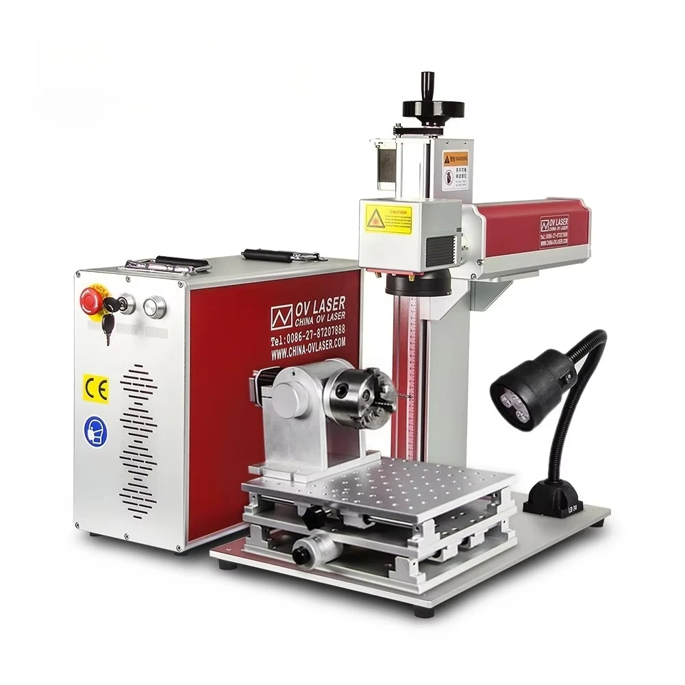Lightburn JPT Mopa M7 Fiber Laser Marking Engraving Machine 50W 60W 100W Metal Color Coding on Metal - view 2