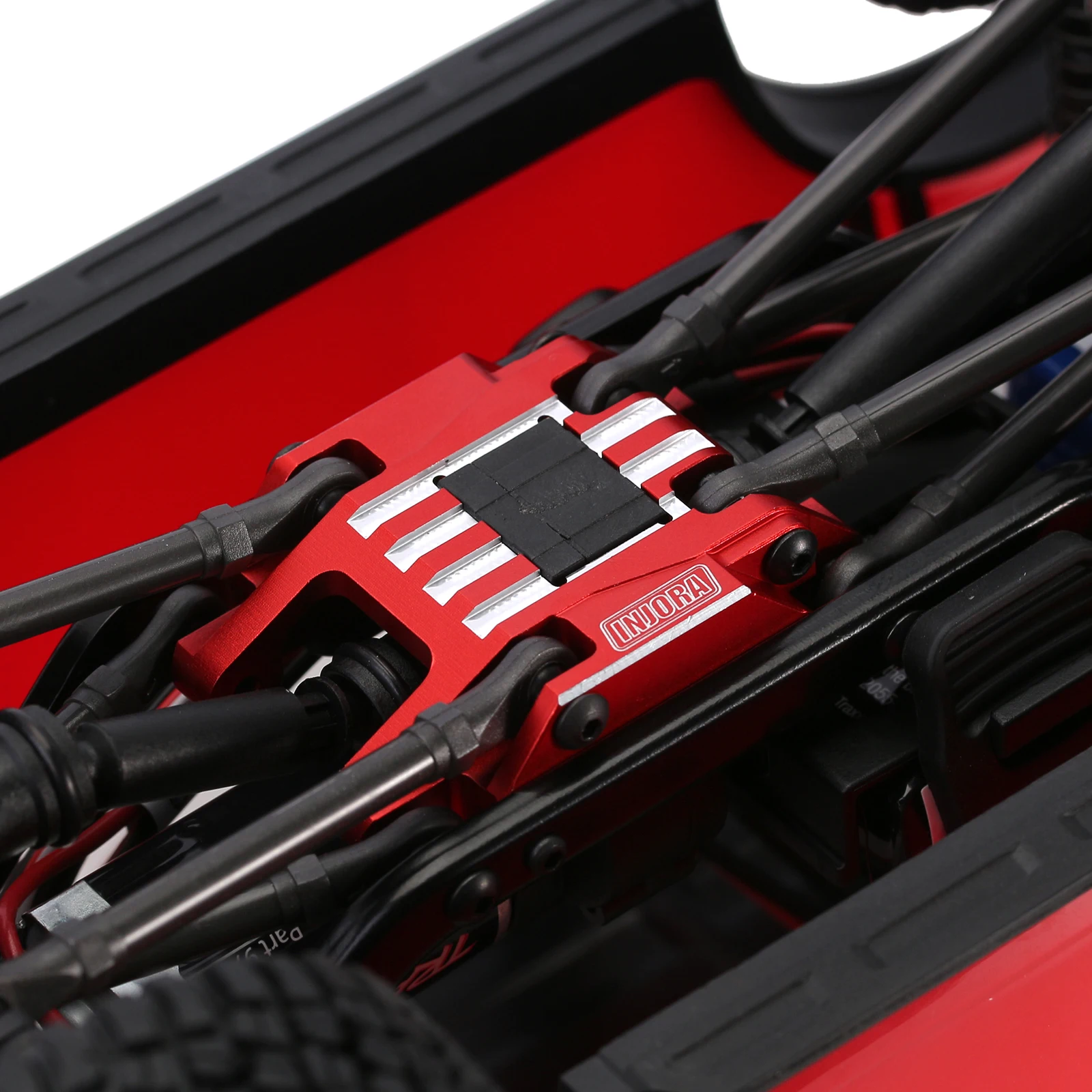 INJORA 16G CNC Aliuminum แผ่นลื่นไถลเกียร์สำหรับ1/18 RC Crawler รถ TRX4M อะไหล่อัพเกรด (4M-07)