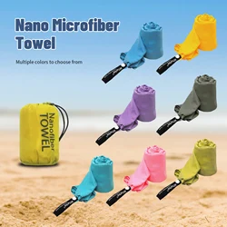 Hiturb Outdoor Travel Round Cloth Bag Packaging Quick Drying Towel Absorbent Quick Drying Lightweight Portable Beach Running