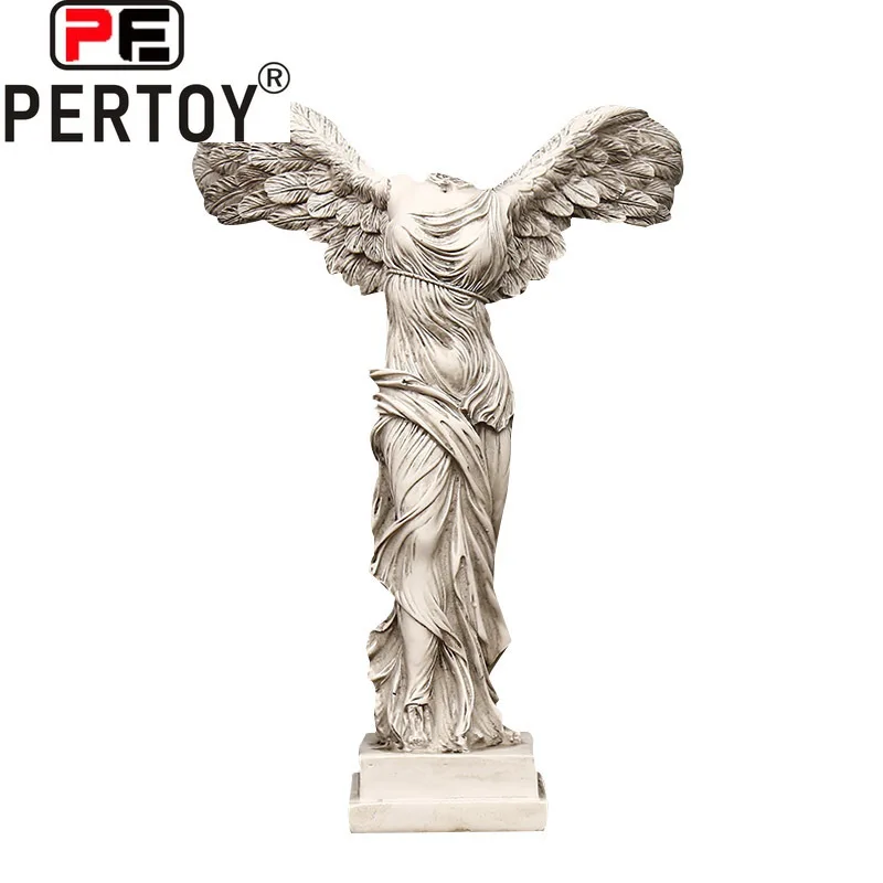 Copper Statue Winged Nike Victory Of Samothrace Greek Goddess Handmade Statue Sculpture Beautiful Woman Success Statue