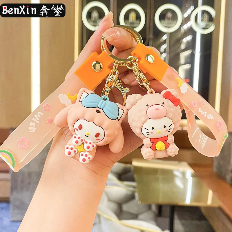 قلادة سلسلة مفاتيح مينيسو، ديكور حقيبة رائع، هدية آلة مخلب إبداعية ورائعة، قلادة حقيبة