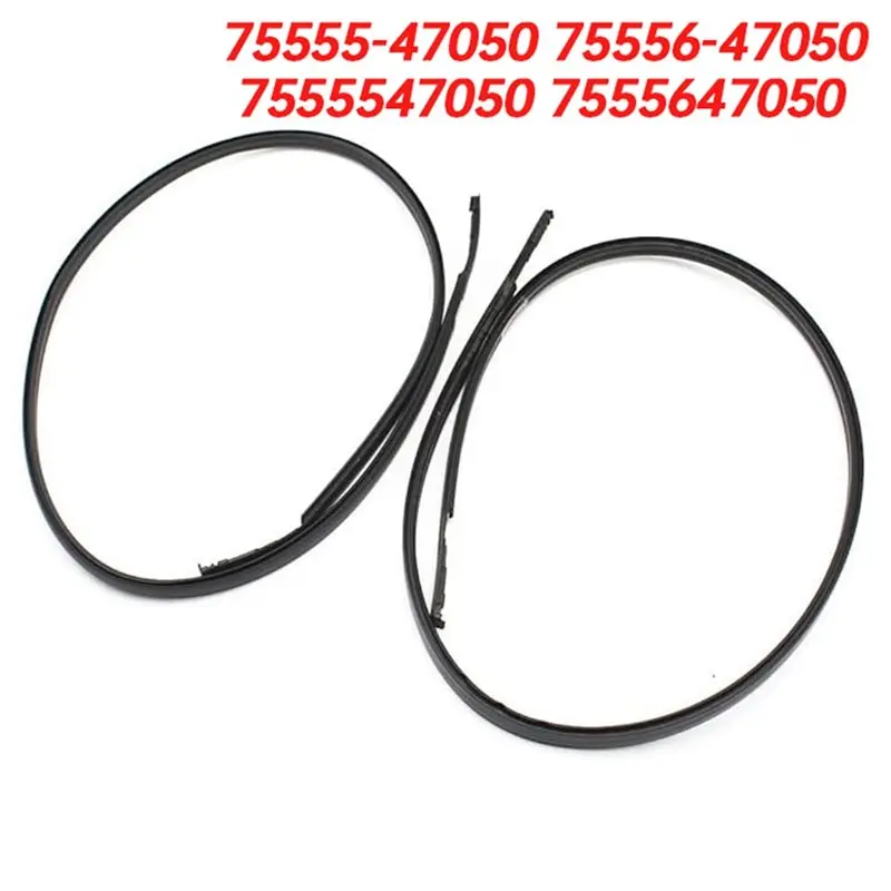 Reliable-Center Drainage Channel Roof Drip Side Finish Sealing Strip 1 Pair For Toyota Prius V 2012- 2017 75555-47050 75556-4705
