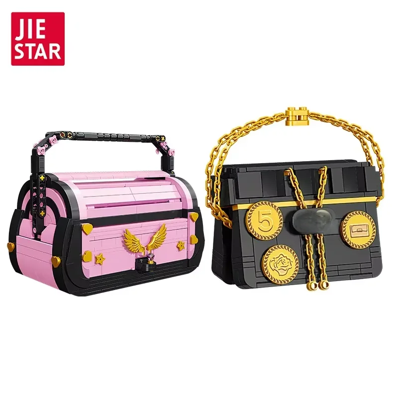 

Building blocks toys new DIY building blocks handbag decoration JJ9072