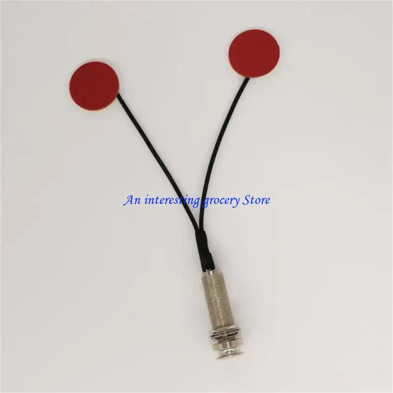 652D Kalimba Pickup Piezo Piezo Piecer 6.35mm End Pin Jacks cho ngón tay cái Piano Kalimba