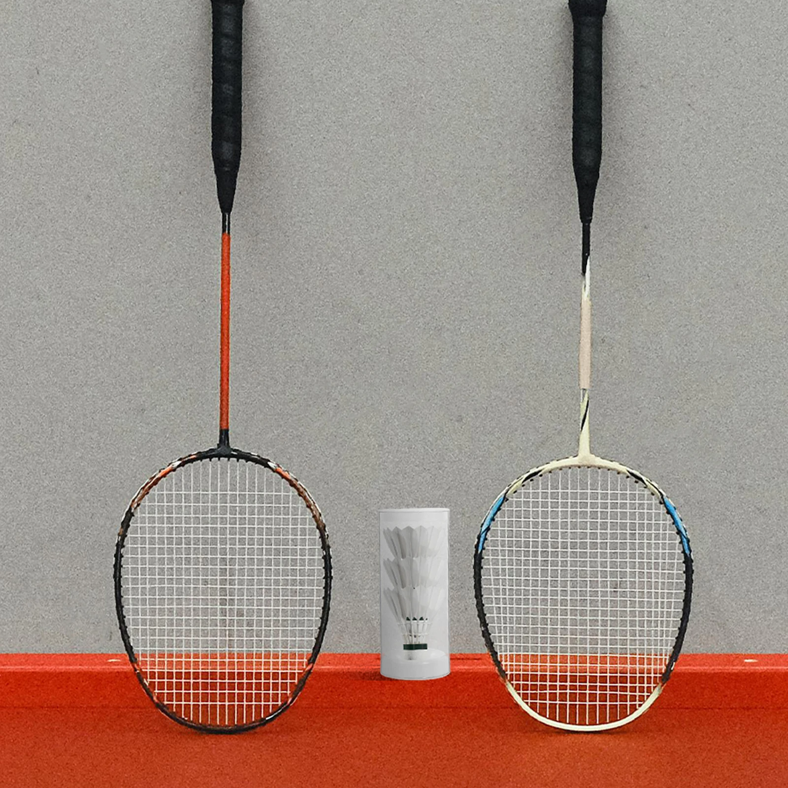 

Transparent Badminton Storage Tubes Container Shuttlecocks Portable Sports Plastic Tube Clear Design Durability Standard