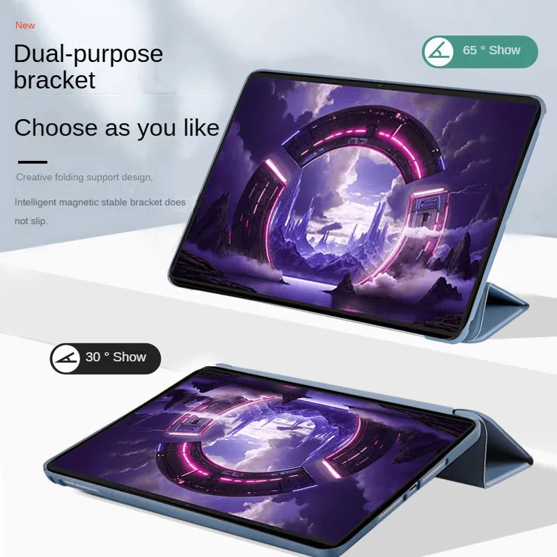For Lenovo Legion Y900 11 2026 Case 11.1in TB711FU Magnetic Trifold Stand PU Leaher Silicone Soft Back Tablet Cover Funda Coque