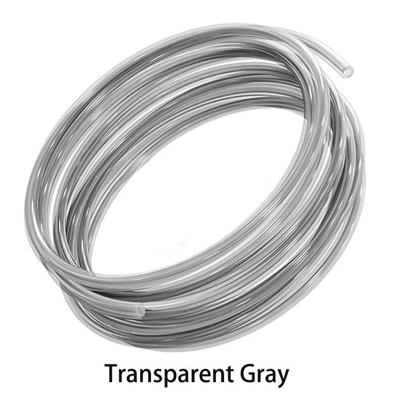 Für Bambu Lab P1P/P1S/X1/X1C PTFE-Schlauch 2,5 mm ID×4 mm AD, Länge 4/8 m transparent weiß/grau PTFE-Schlauch mit Schlauchschneider 3D-Drucker