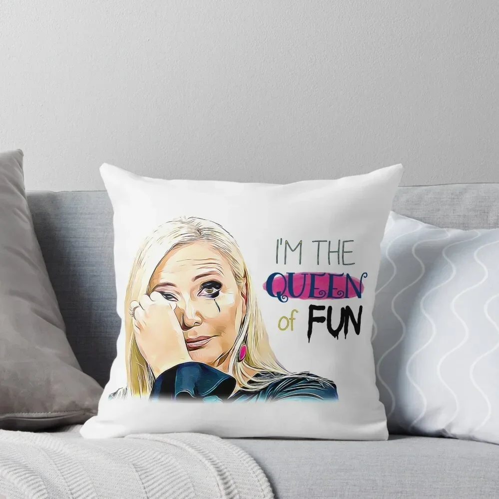 

RHOC - Shannon - Queen of Fun Throw Pillow Cushion Cover Set Decorative Pillow Covers For Sofa Pillow