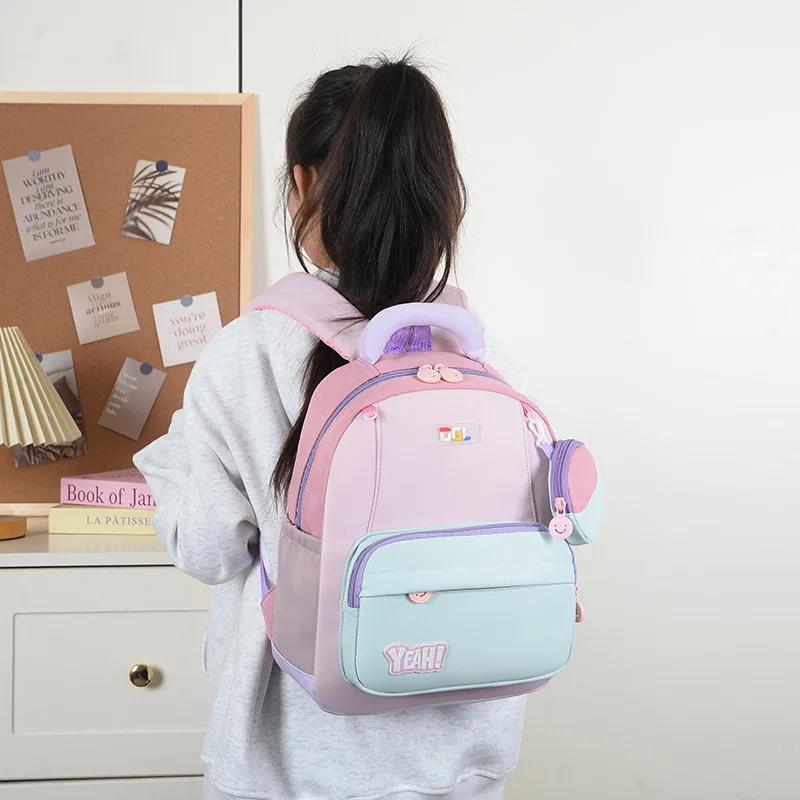 Korean Style Sports Backpack for Kindergarten & First Grade Kids,School Bag for Boys Girls Daypack for Preschool & Elementary