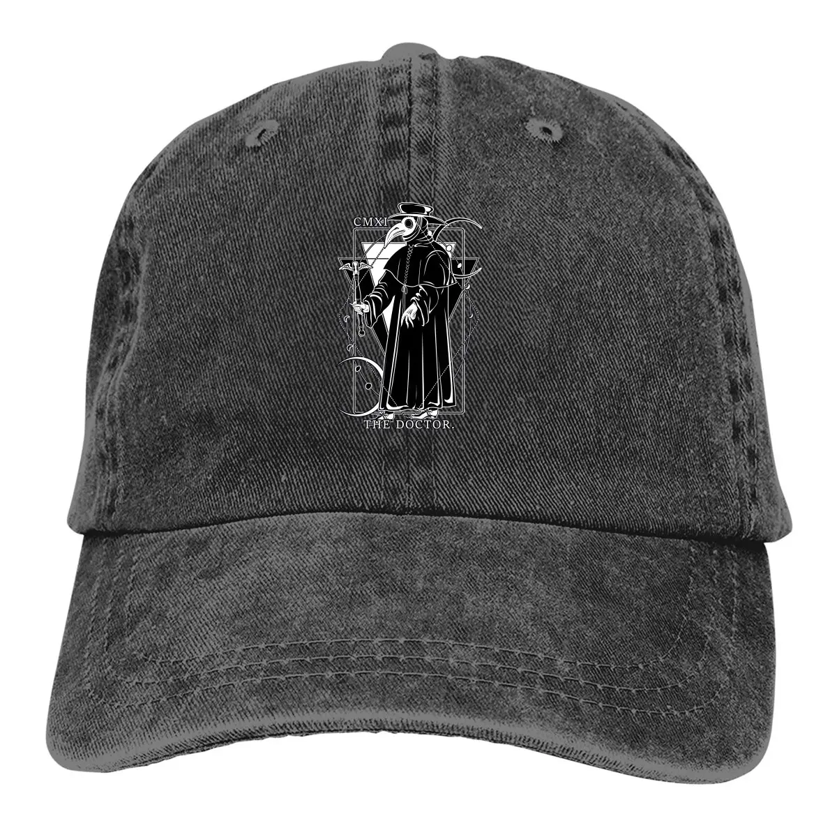 

Washed Men's Baseball Cap CMXI Trucker Snapback Cowboy Caps Dad Hat Plague Doctor Golf Hats