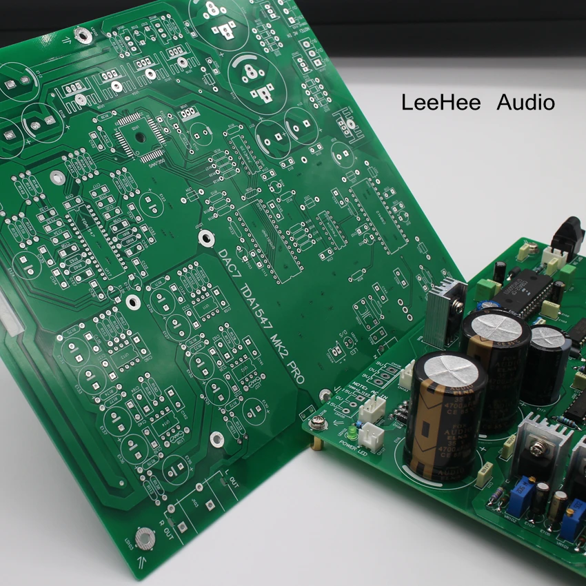 LeeHee new design DAC7 architecture TDA1547 MK2 PRO fever DAC decoder circuit board with resistance