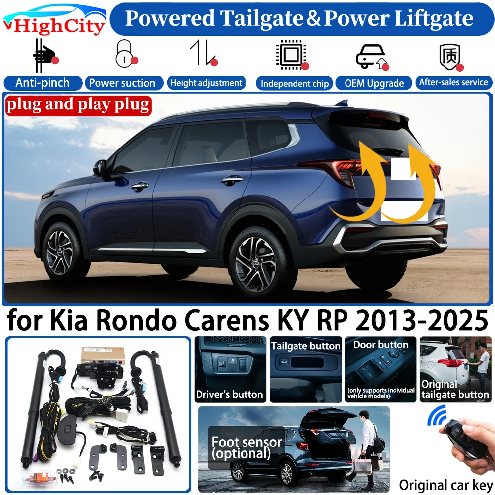 for Kia Rondo Carens KY RP 2013-2025 Car Automatic Smart Powered Tailgate Power Liftgate System Intelligent Strut Trunk Lift Kit