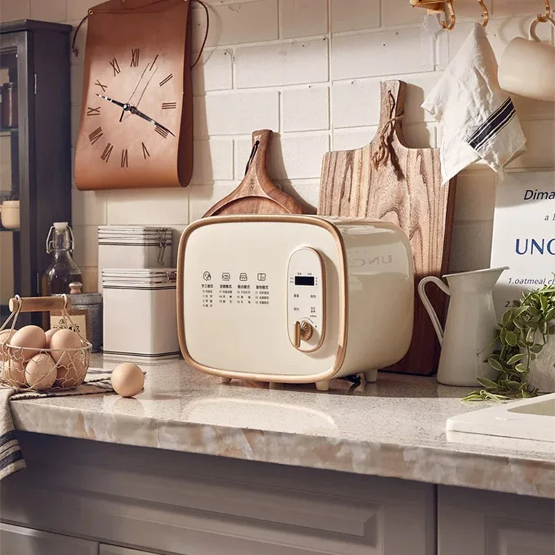 Compact Automatic Home Bread Maker Kneads, Proofs, and Bakes Steamed Buns—Multifunctional Breakfast Machine