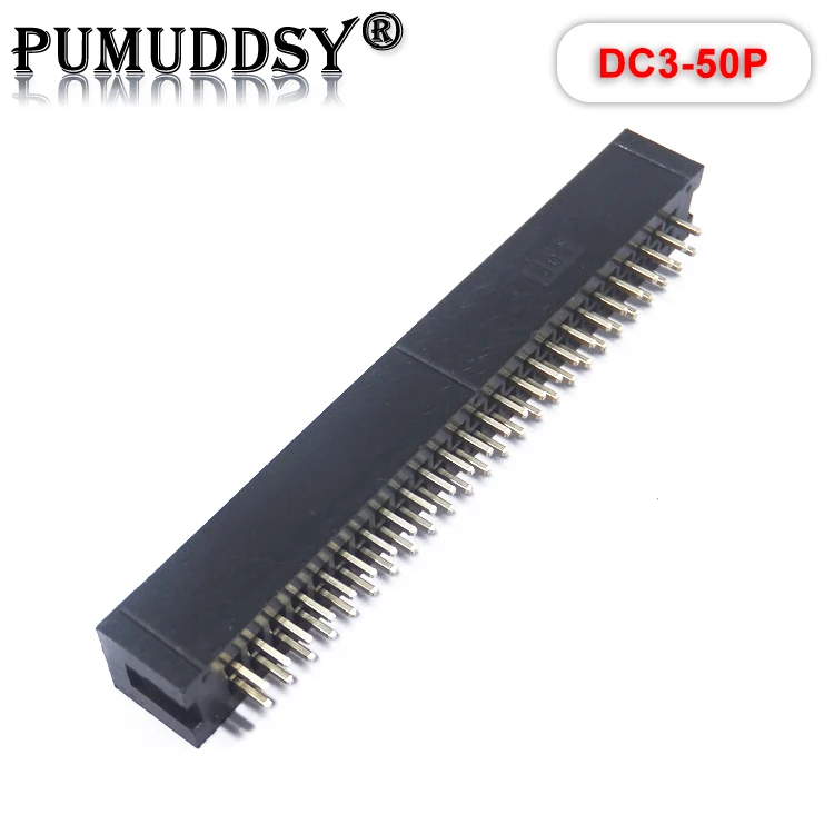 2.54 مللي متر الملعب DC3 من خلال ثقب 6 8 10 12 14 16 20 26 30 34 40 50 دبوس مستقيم ذكر محاط PCB IDC المقبس صندوق رأس JTAG 10 قطعة #2