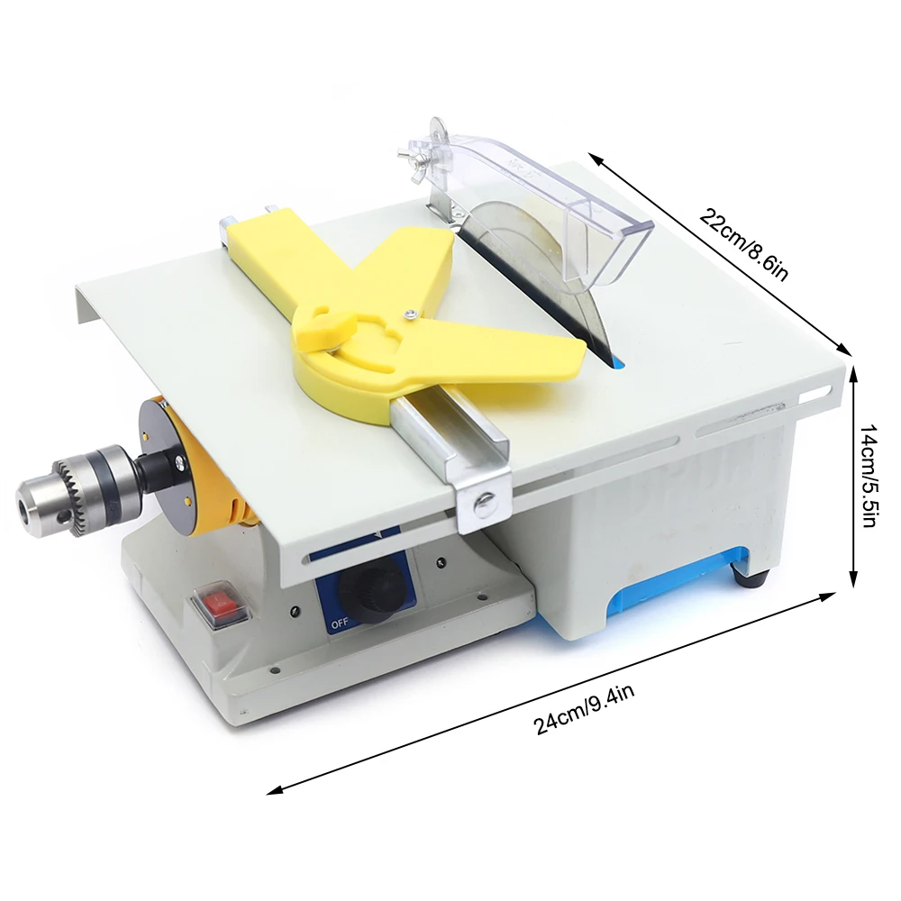 Durable Polisher Machine with 350W Motor, Adjustable Speed, and DIY Function for Home and Small Projects