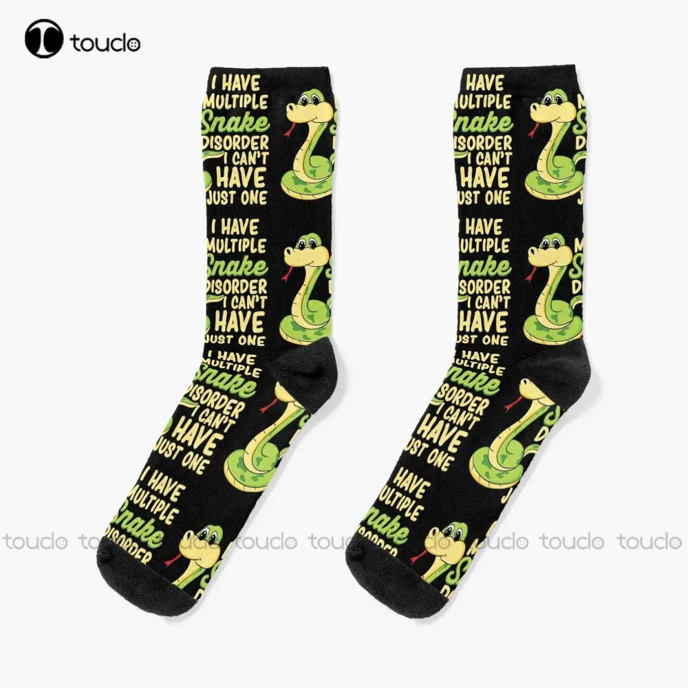 

Multiple Snake Disorder - Funny Snake Lover Gift Socks Unning Socks Women Personalized Custom Unisex Adult Teen Youth Socks Art