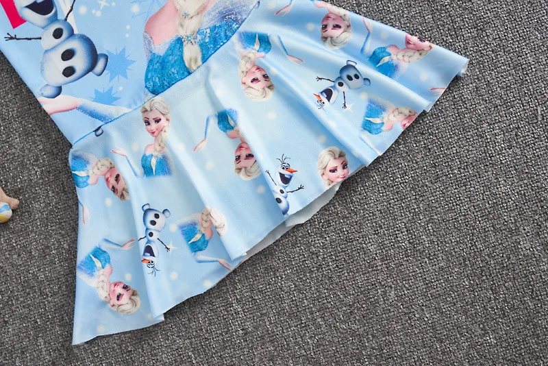 Disney Frozen Anna Elsa Kid Skirt baby Girl Swimsuit Children Swimwear Princess Lovely Bikini Bathing Suit Cartoon Beach Wear