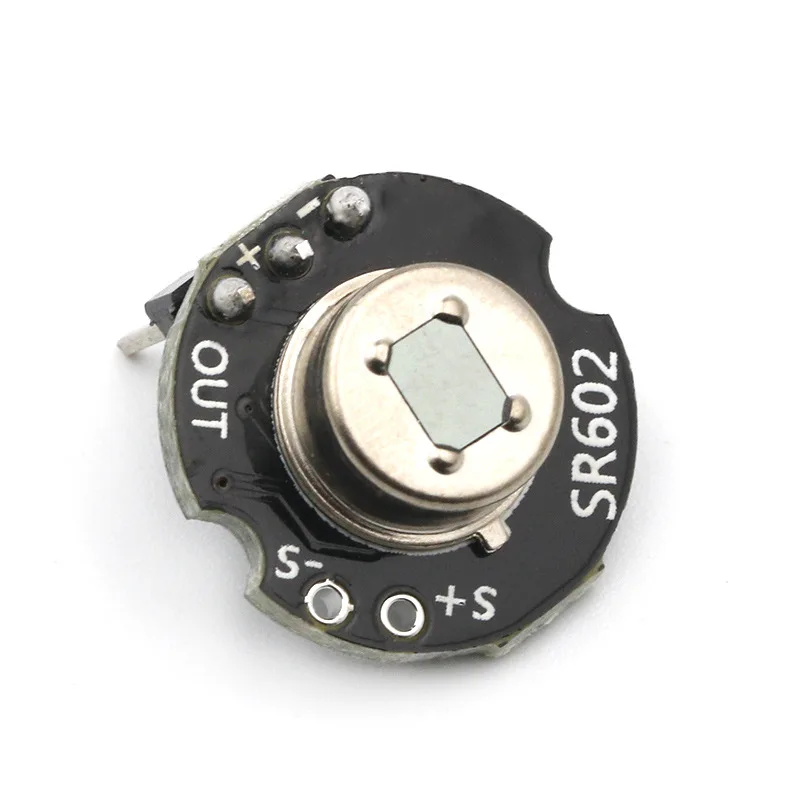 1/2/5pcs SR602 MINI Motion Sensor Detector Module Pyroelectric Infrared PIR Kit Sensory Switch Bracket for Arduino Diy With Lens