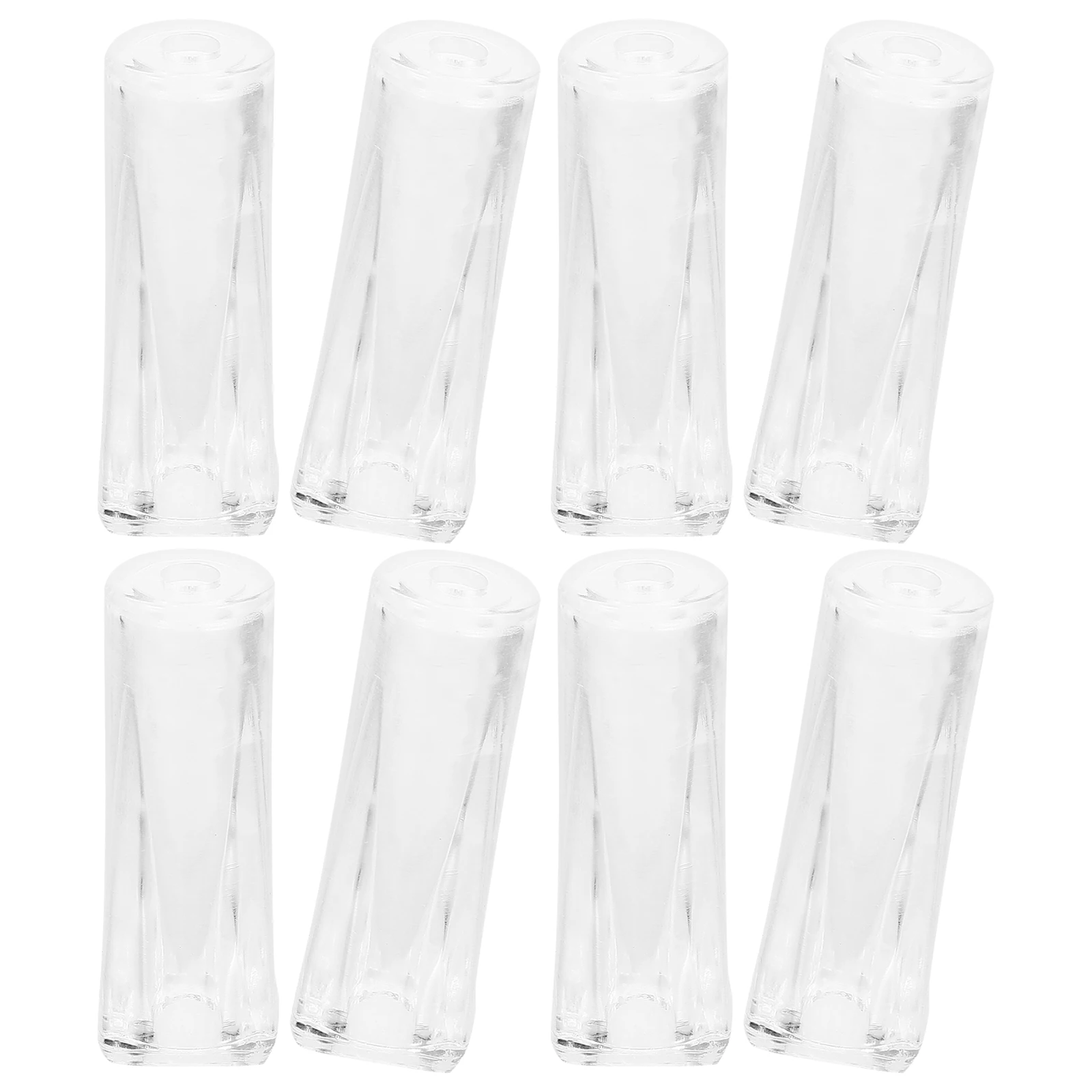 10Pcs Clear Tilt Rod Vertical Blind Accessories Wand End Handles Blind Parts Household Window Opener Pole Curtain End Handle