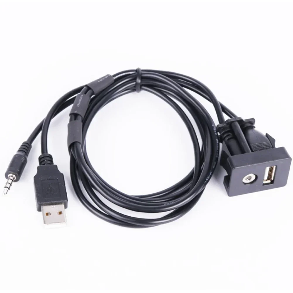 

Car Audio Adapter 3.5mm AUX Extension Cable Non-deformed Practical And Reliable Audio Plug 3.5mm Device Power Load