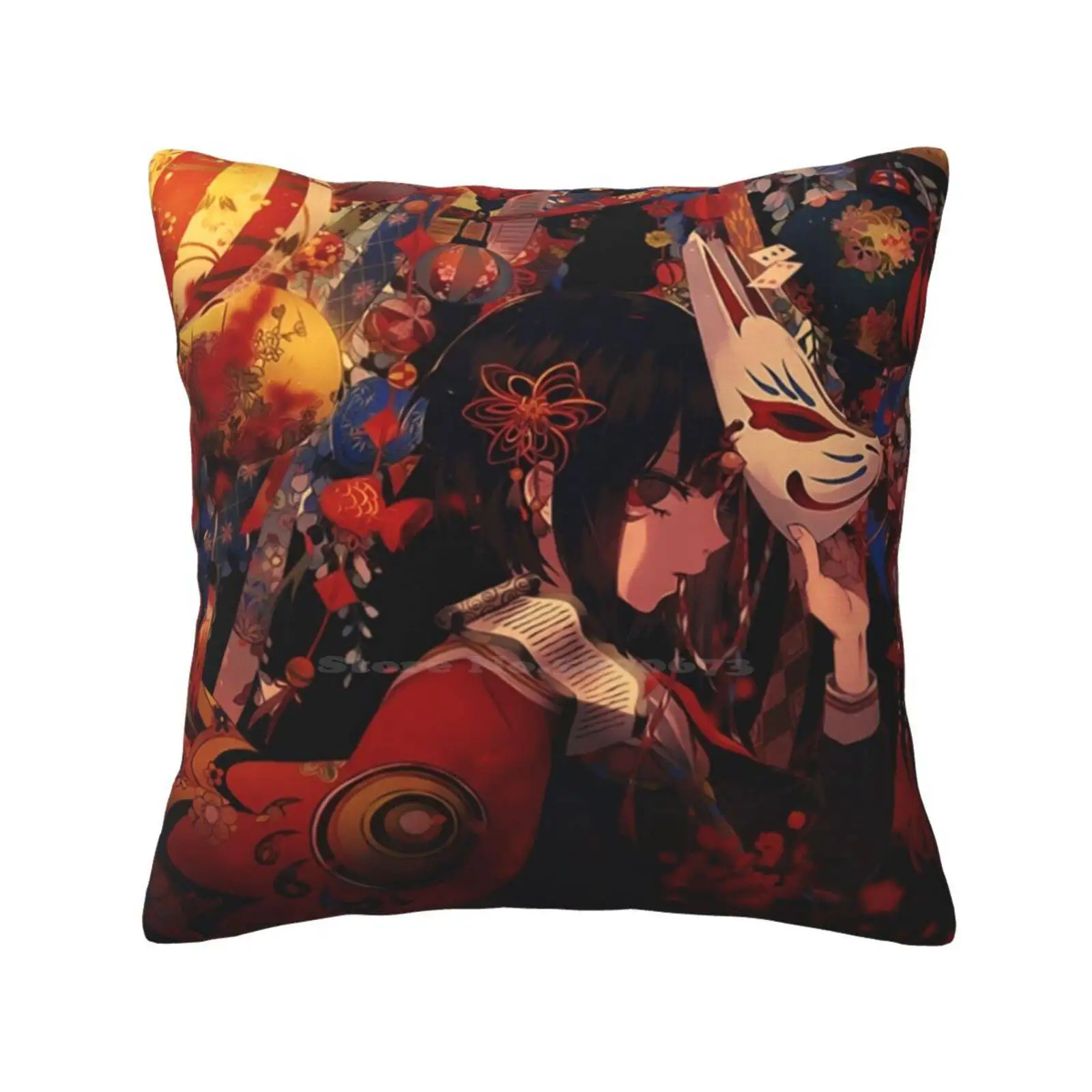 Fox Goddess Pillow Cover Hug Pillowcase Anime Manga Hiiragi Kagami Tsubasa Fox Higurashi No Naku