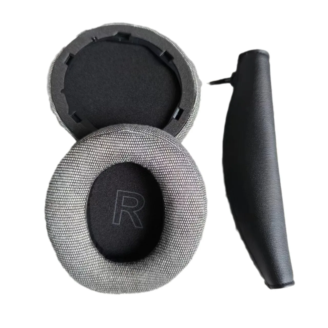 Replacement Linen ash Earpads Memory Foam Ear Cushion Cover For Anker Soundcore Life Q30 Q35bt Gaming Headset Earmuffs Ear Pads