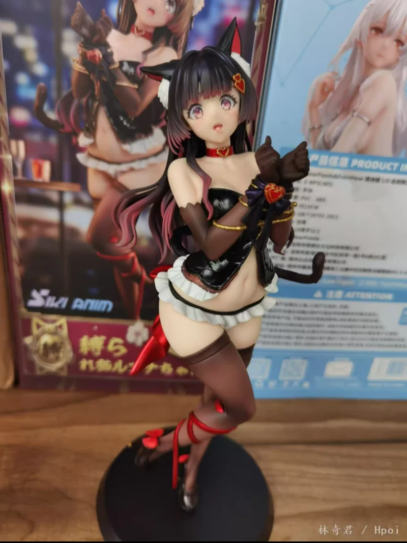 Oryginalna autentyczna figurka Siki Anim 'Bound Cat - Rufina' - stylowa kolekcja anime (dla serio nastawionych miłośników zabawek artystycznych)