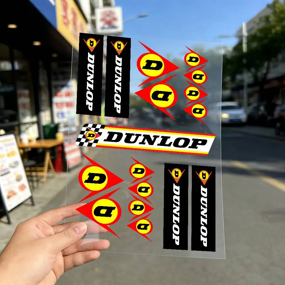 1pc Stickers For Dunlop Moto Sticker Auto Body Bumper Windows Motorcycle Laptop Walls Vinyl Decal Car Tuning Accessories