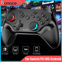 Wireless Controller for Switch OLED/Lite/PC/iOS/Android Gamepad W/ 6-axis Gyro sensor Turbo Vibration Game Remote Control Rocker