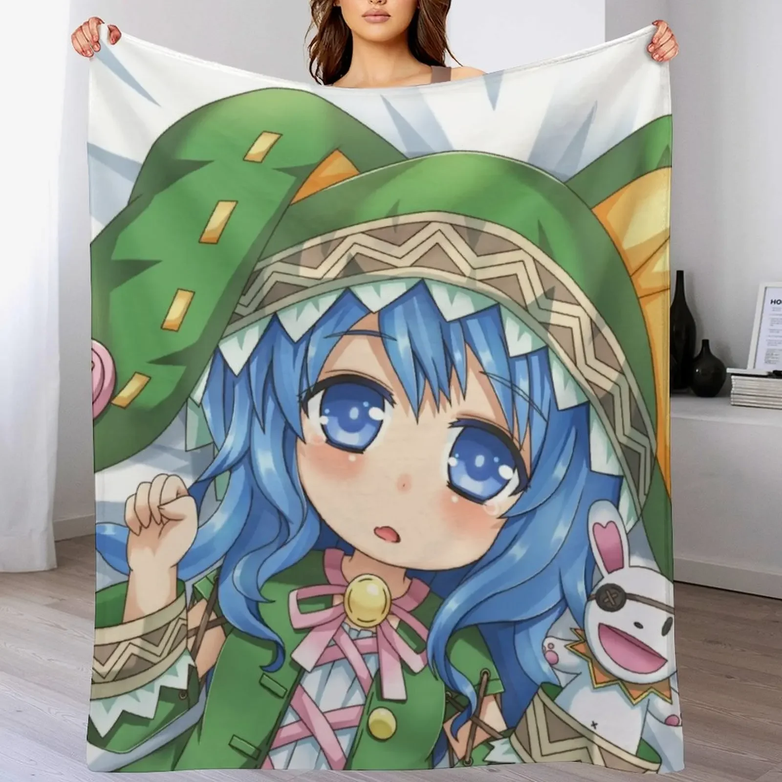 

Date A Live Yoshino Throw Blanket Multi Purpose Soft Warm Blanket for Home Travel