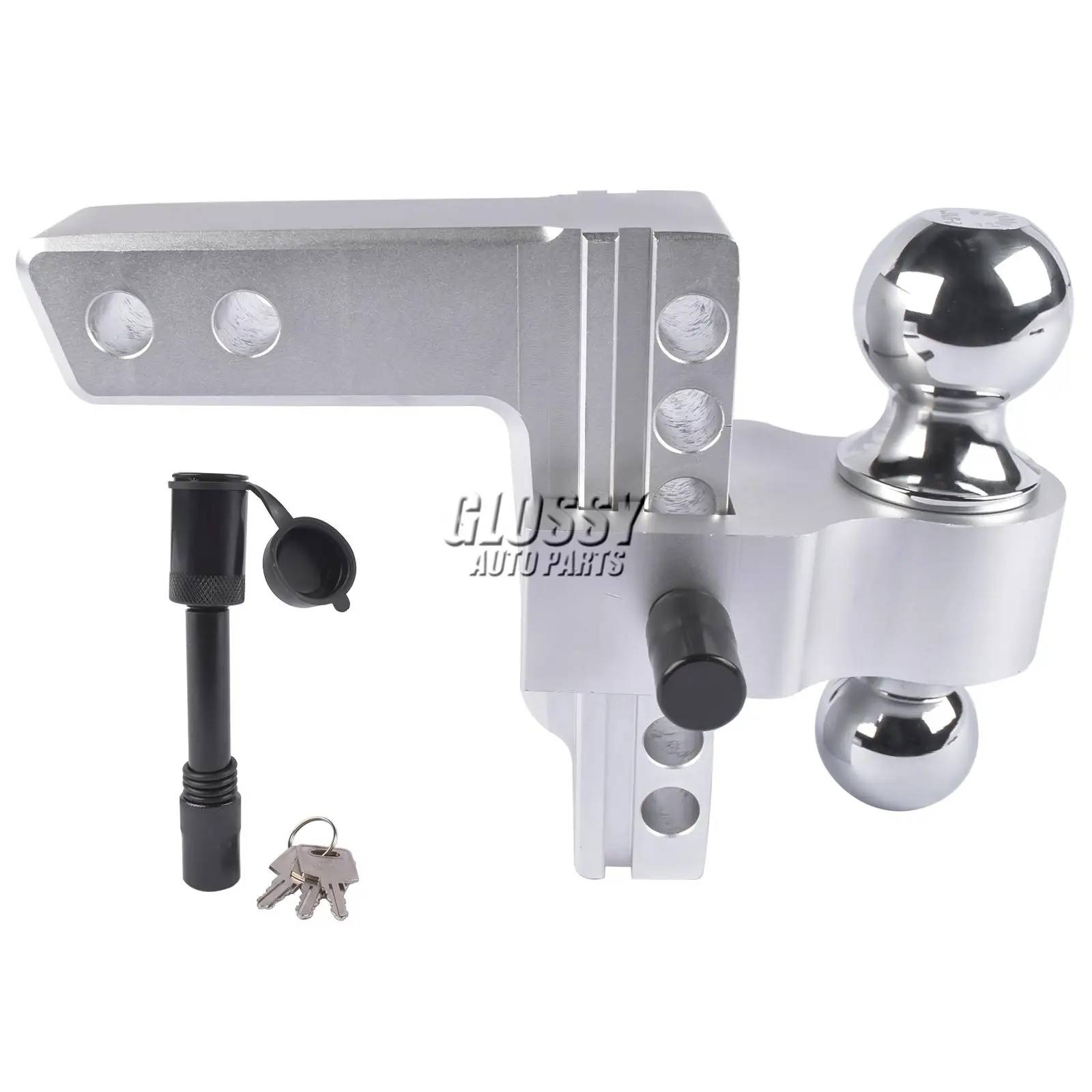 AP03 Aluminum Adjustable Trailer Hitch Fits 2