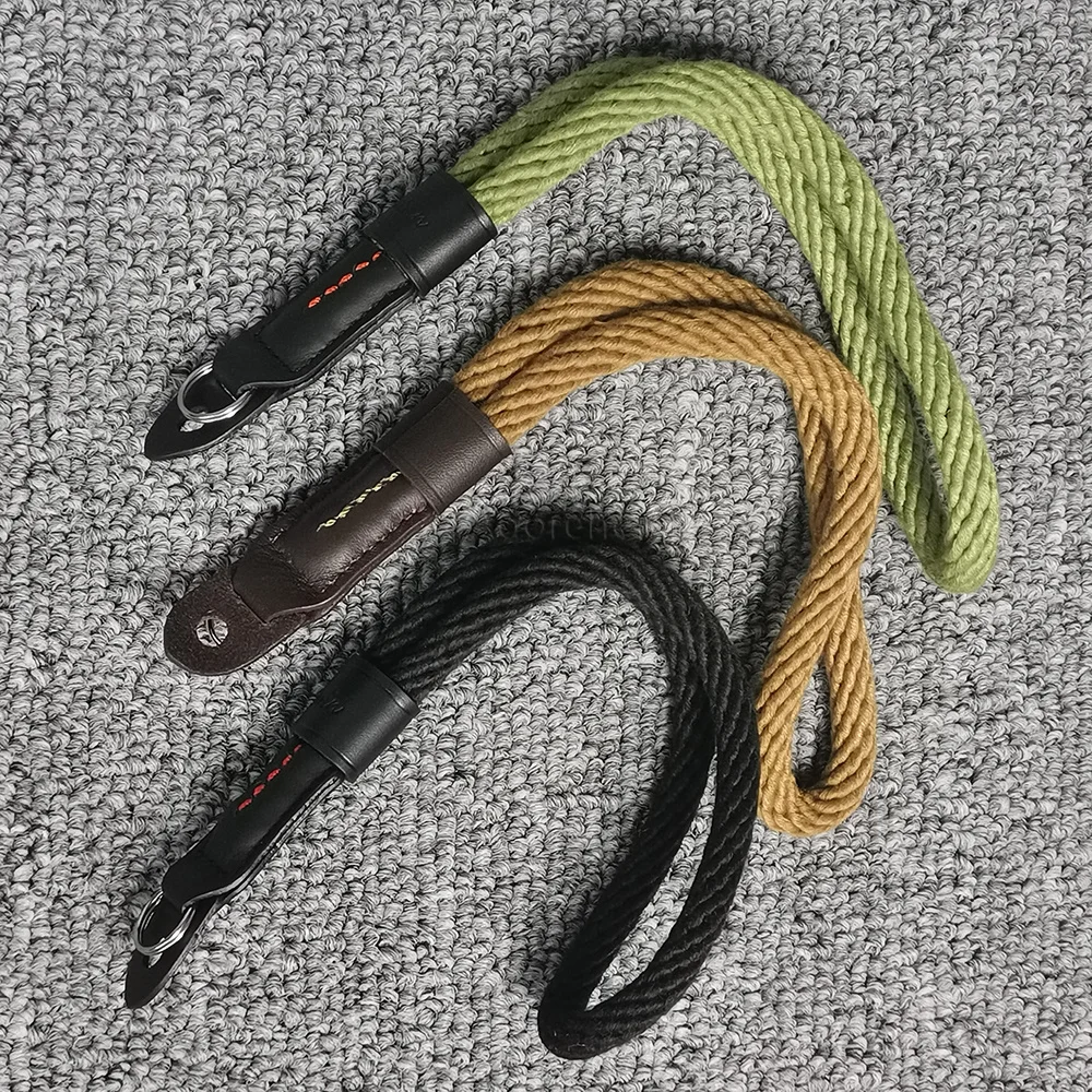 Cotton Camera Wrist Strap Quick Release Hand Belt for Fuji X100 Gr3 Nikon DSLR Mirrorless Camera Rope SLR
