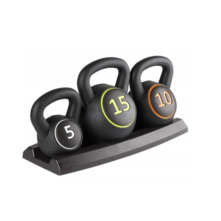 

New Style Cement Adjustable 30 LB Kettle Bell Set with Stand for 30 LB Kettlebell Weightlifting Sports